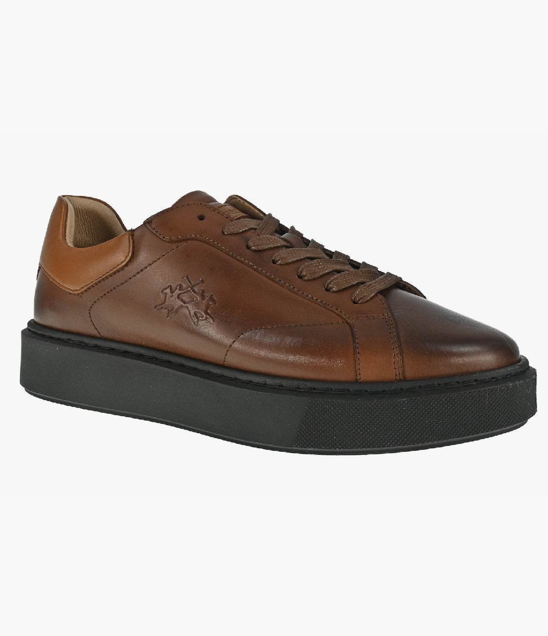LA MARTINA MEN LEATHER VEGETABLE CALFSKIN SNEAKERS LFM232.001.3110