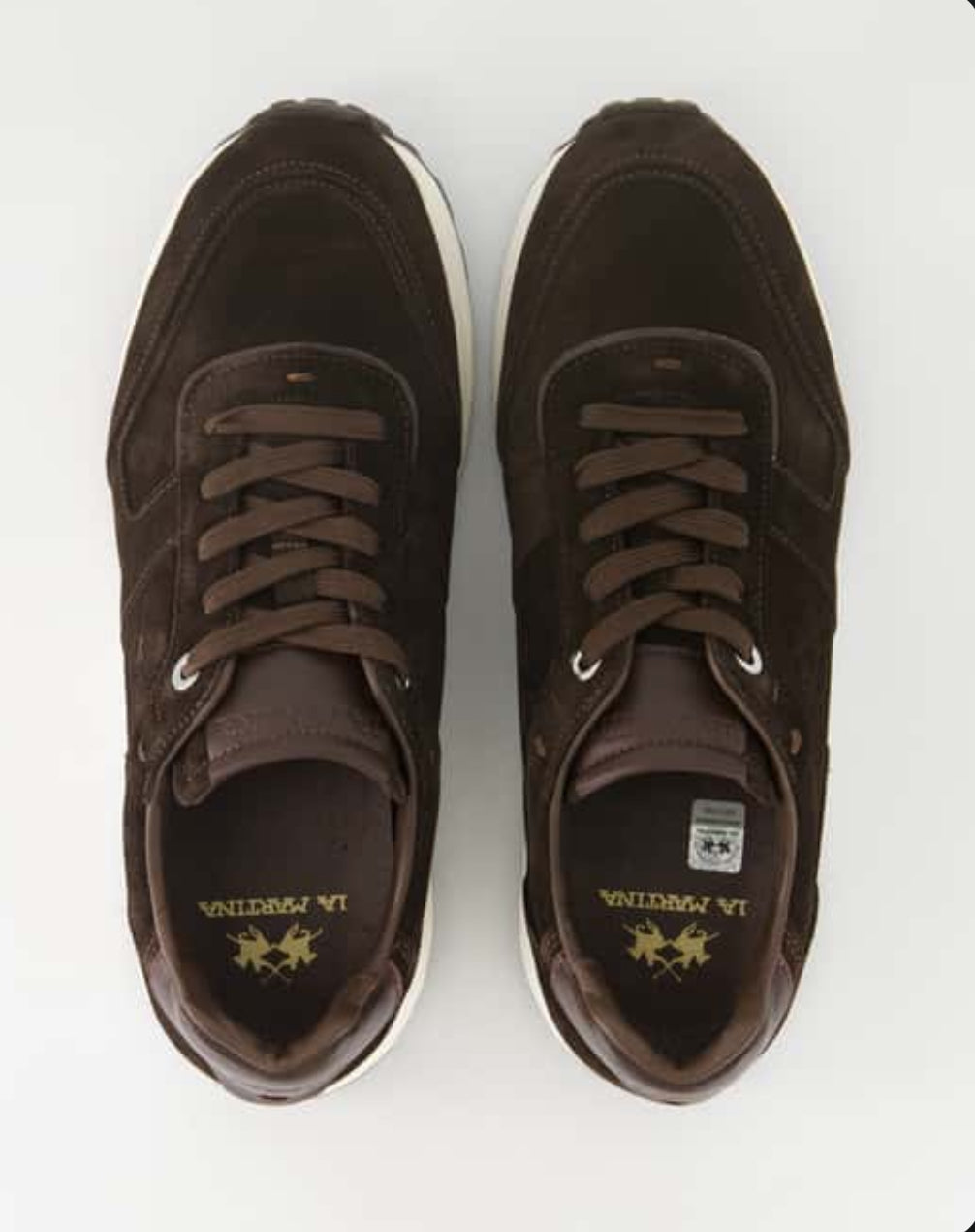 LA MARTINA MAN SUEDE SNEAKER