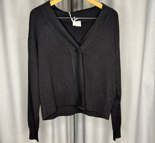 ANONYME LUREX VISCOSE KNITWEAR CARDIGAN KF5010