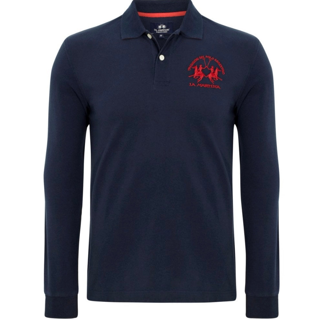 LA MARTINA MAN BASIC POLO LONGSLEEVE PIQUET STRETCH CCMP03