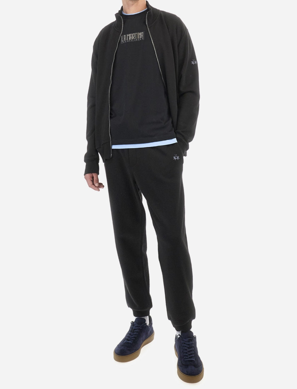 LA MARTINA MAN TROUSER BRUSED FLEECE MBT005