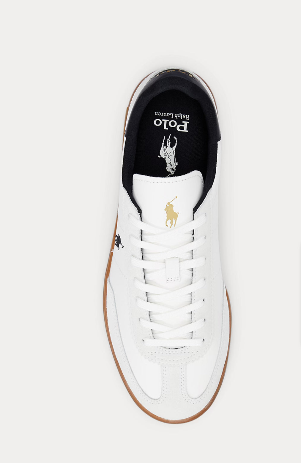 RALPH LAUREN Bedford Leather-Suede Trainer  men-woman-children