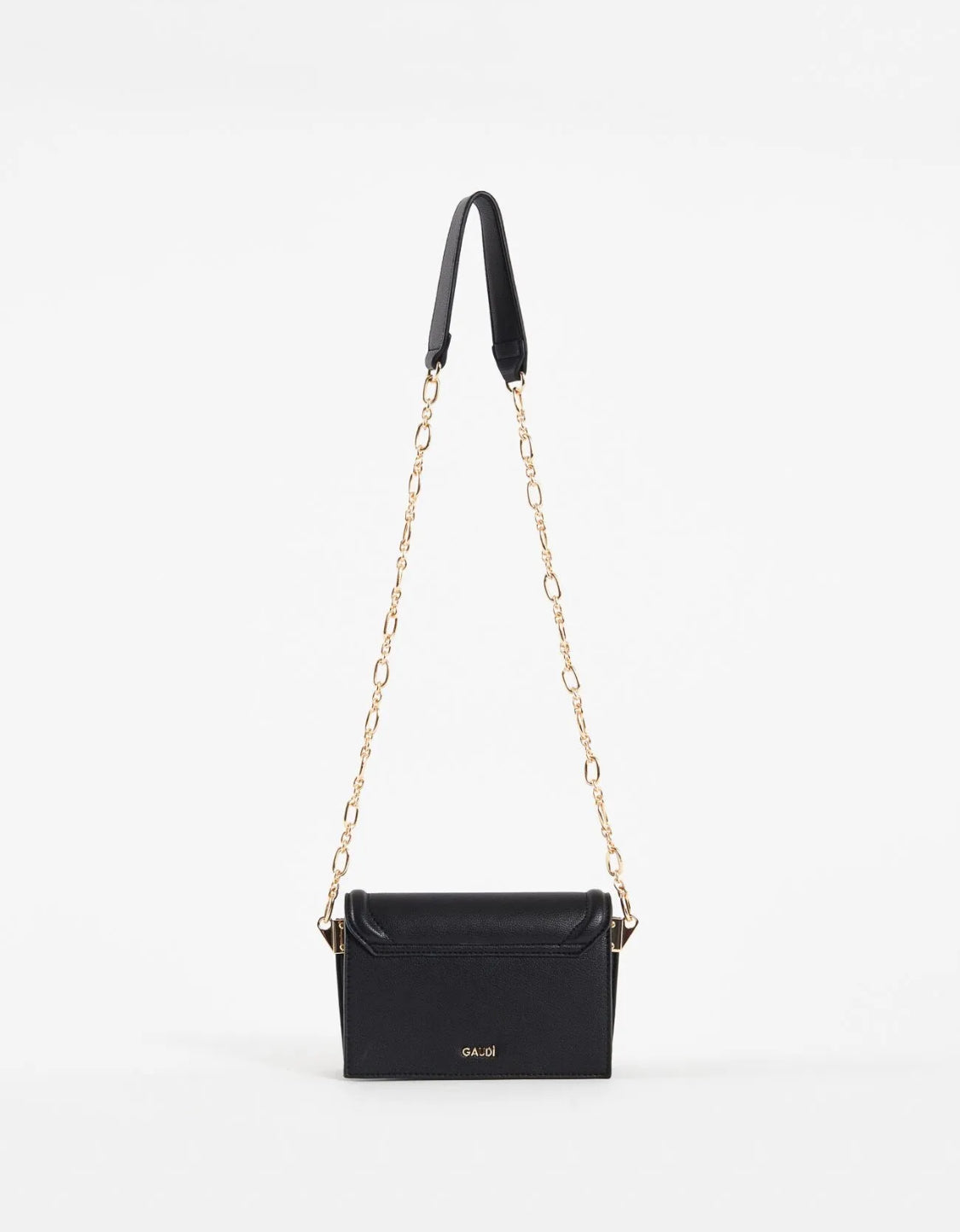 GAUDI Black fauxleather crossbody bag