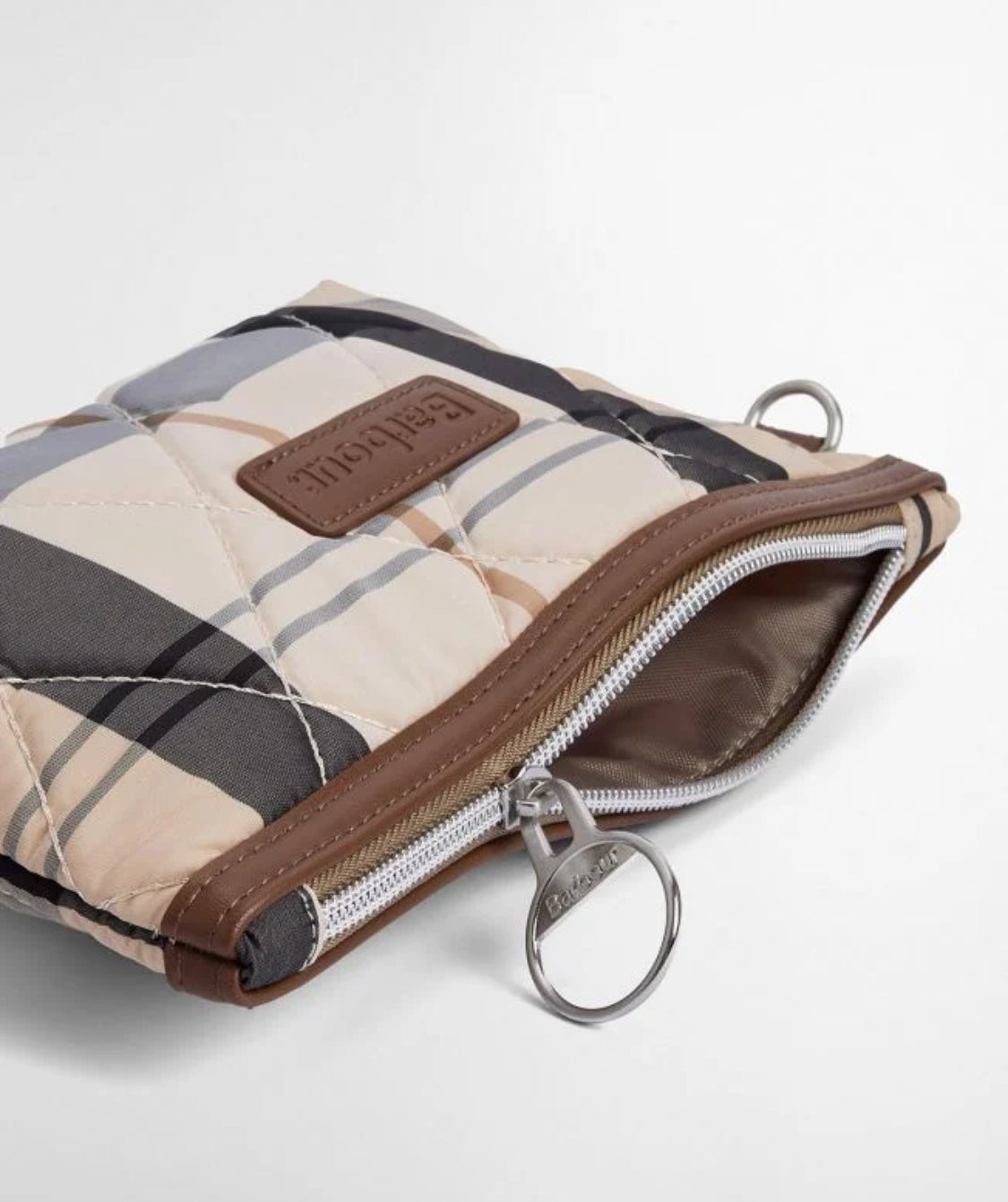 BARBOUR WETHERHAM QUILTED TARTAN TOTE BAG LBA0344