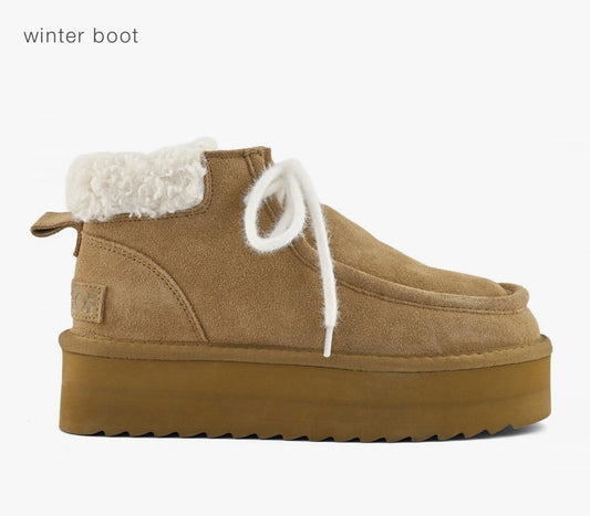 Colors of California Laced-up winter boot
