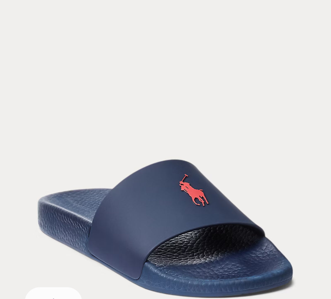 Signature Pony Slide
Polo Ralph Lauren NV/RD PP
