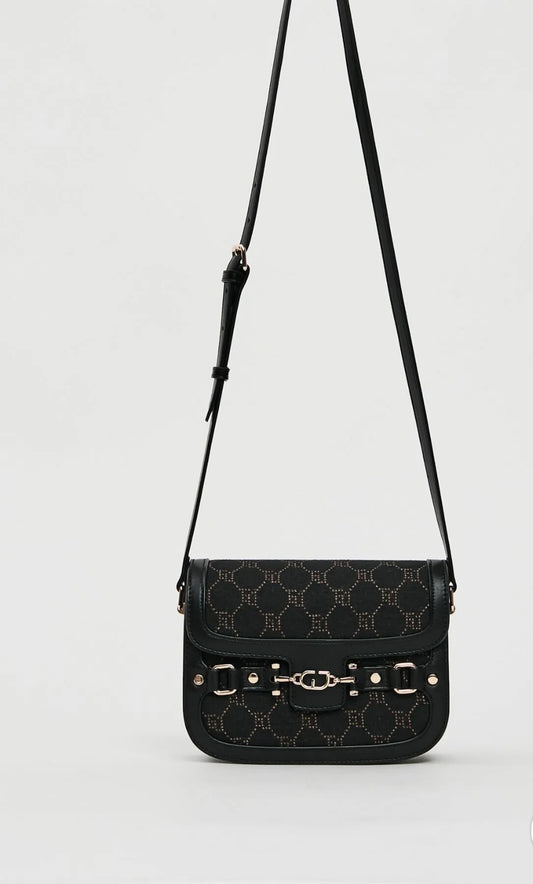 Gaudi Black mini crossbody bag with logo V5AI-12504