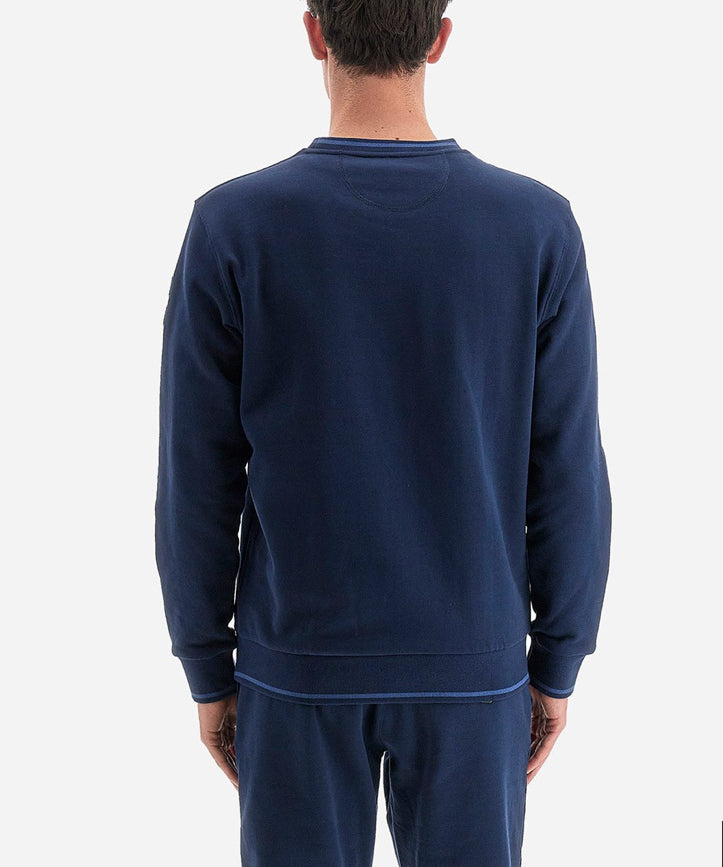 LA MARTINA MAN FLEECE CREW NECK BRUSHED WMF307