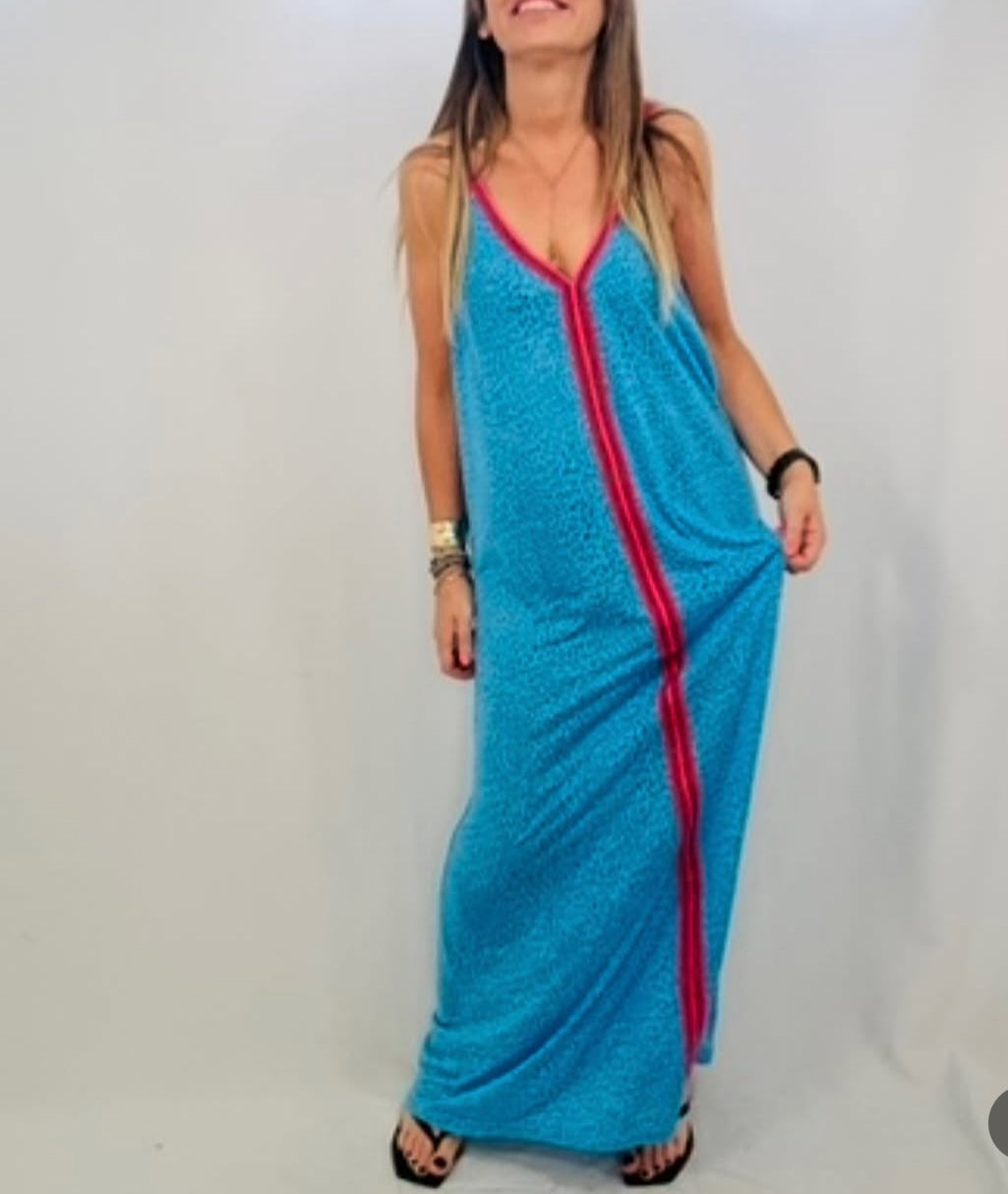 PITUSA BEACHWEAR CHEETHH SUNDRESS 50% CHSUN