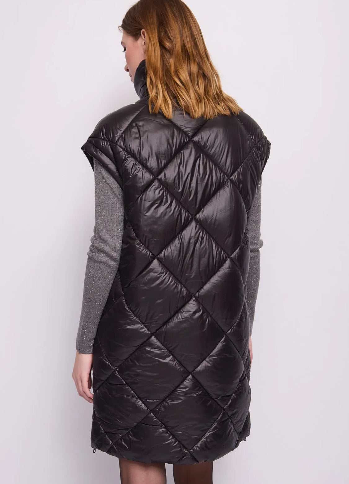 GAUDI Women’s black quilted nylon waistcoat
