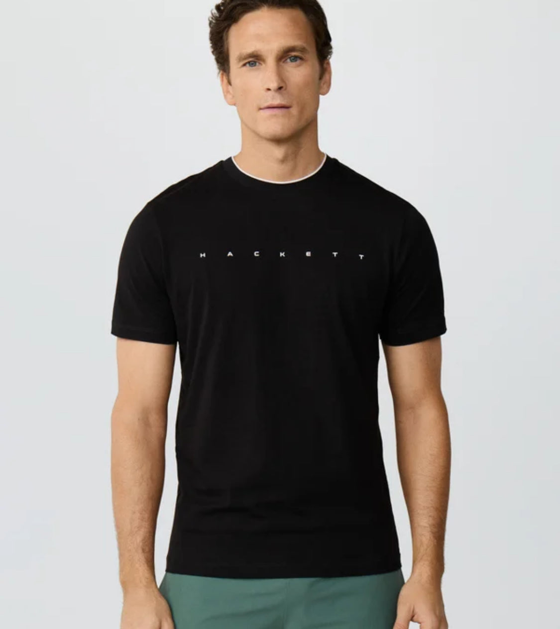 HACKETT Classic Fit Short Sleeve Branded T-Shirt HM5000103