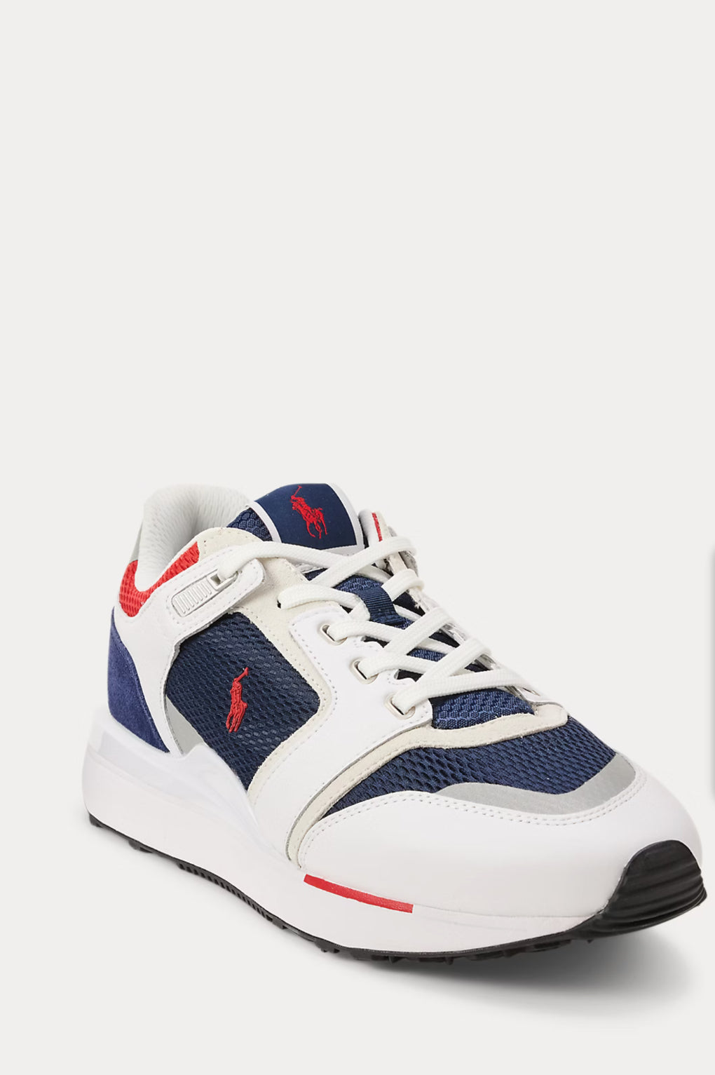 RALPH LAUREN Train 89 V2 Suede-Panelled Trainer