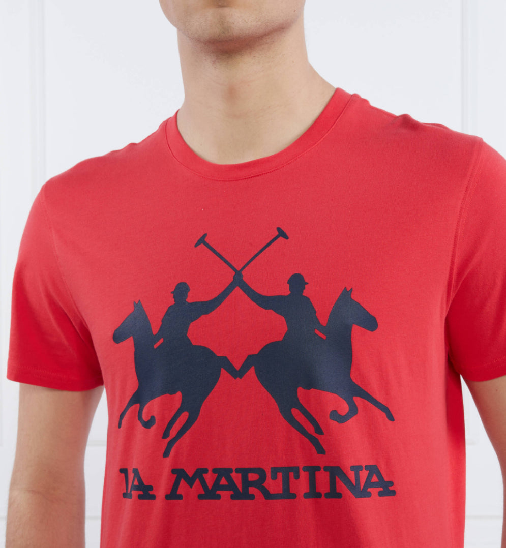 LA MARTINA MAN Regular-fit cotton T-shirt YMR322