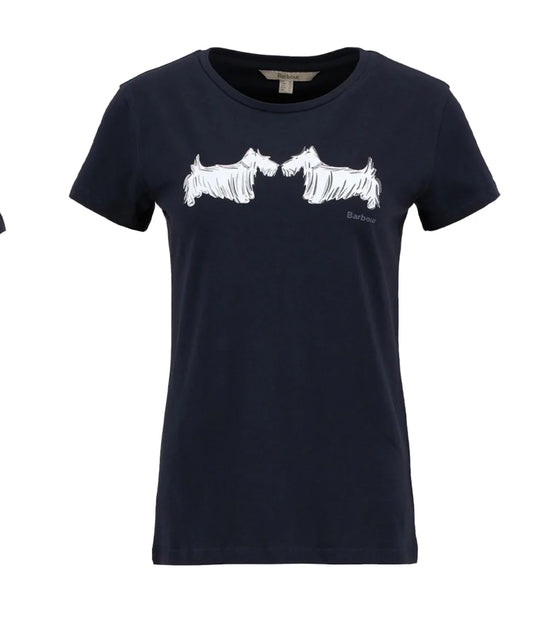 BARBOUR WOMAN T-SHIRT HIGHLANDS LTS0669