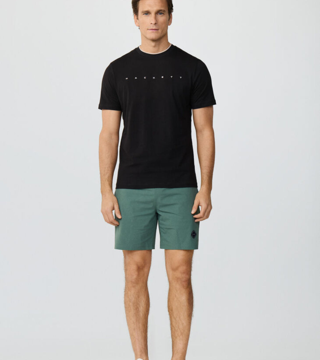 HACKETT Classic Fit Short Sleeve Branded T-Shirt HM5000103