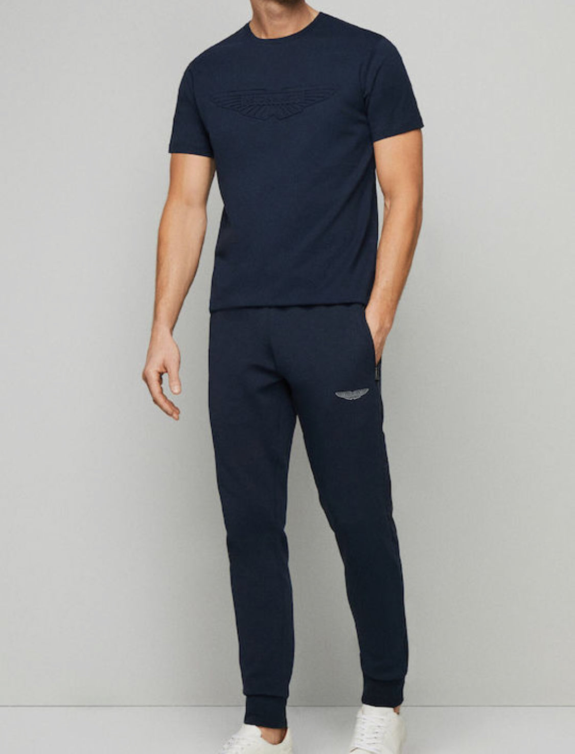 HACKETT CLASSIC FIT CLUB EMBOSSED T-SHIRT HM500872