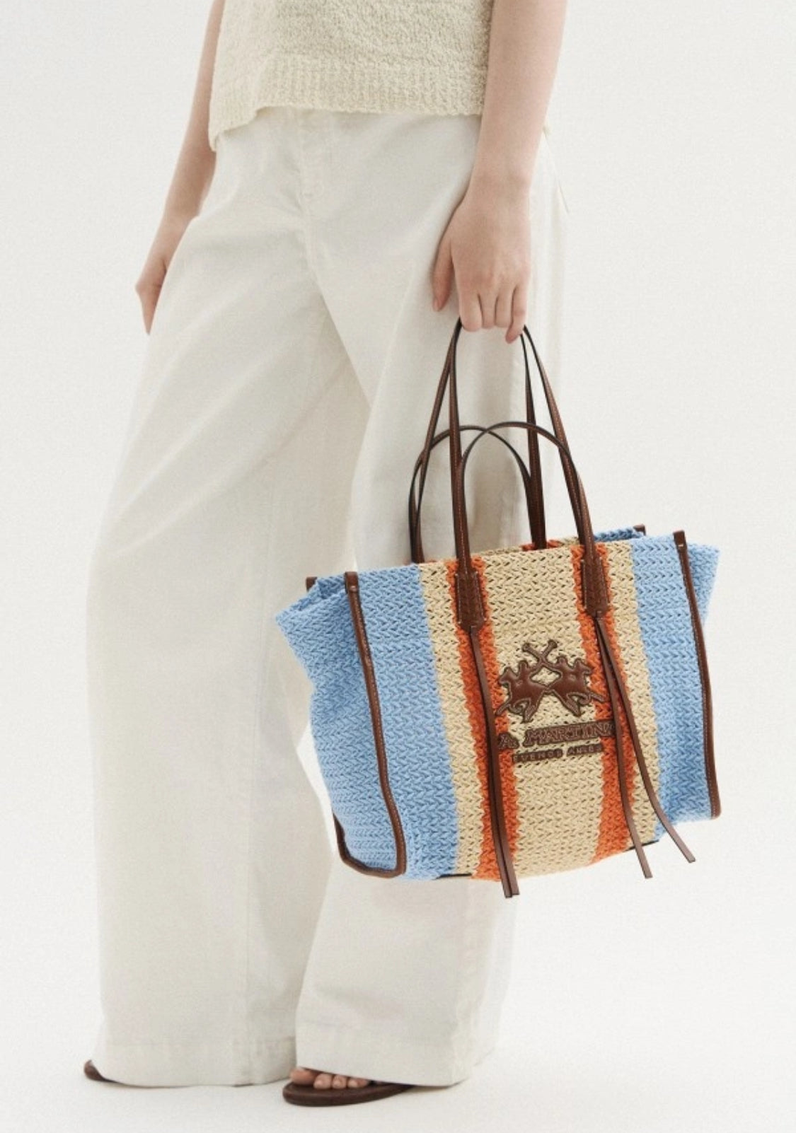 LA MARTINA WOMAN RAFFIA BAG WCA030