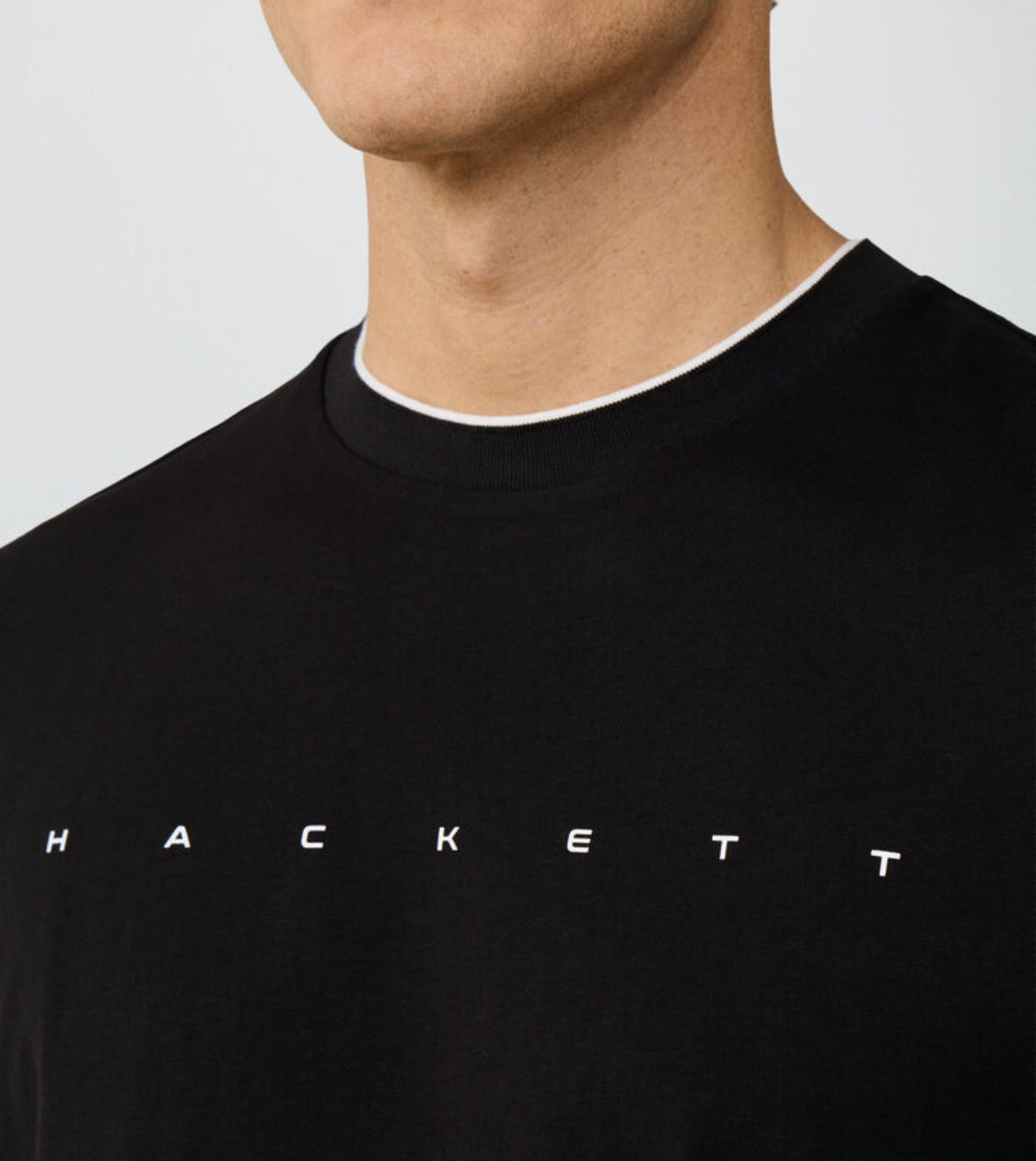 HACKETT Classic Fit Short Sleeve Branded T-Shirt HM5000103