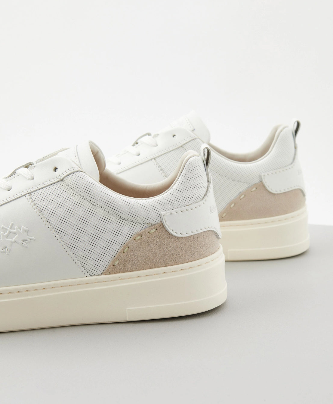 LA MARTINA MEN’S TRAINER IN LEATHER LFM