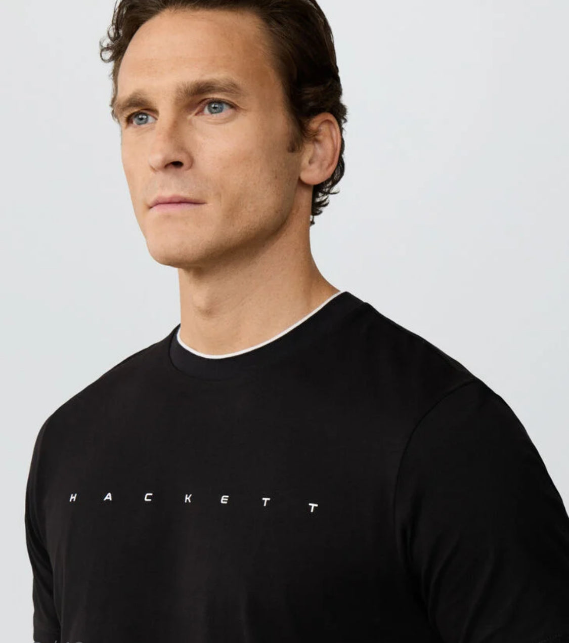 HACKETT Classic Fit Short Sleeve Branded T-Shirt HM5000103