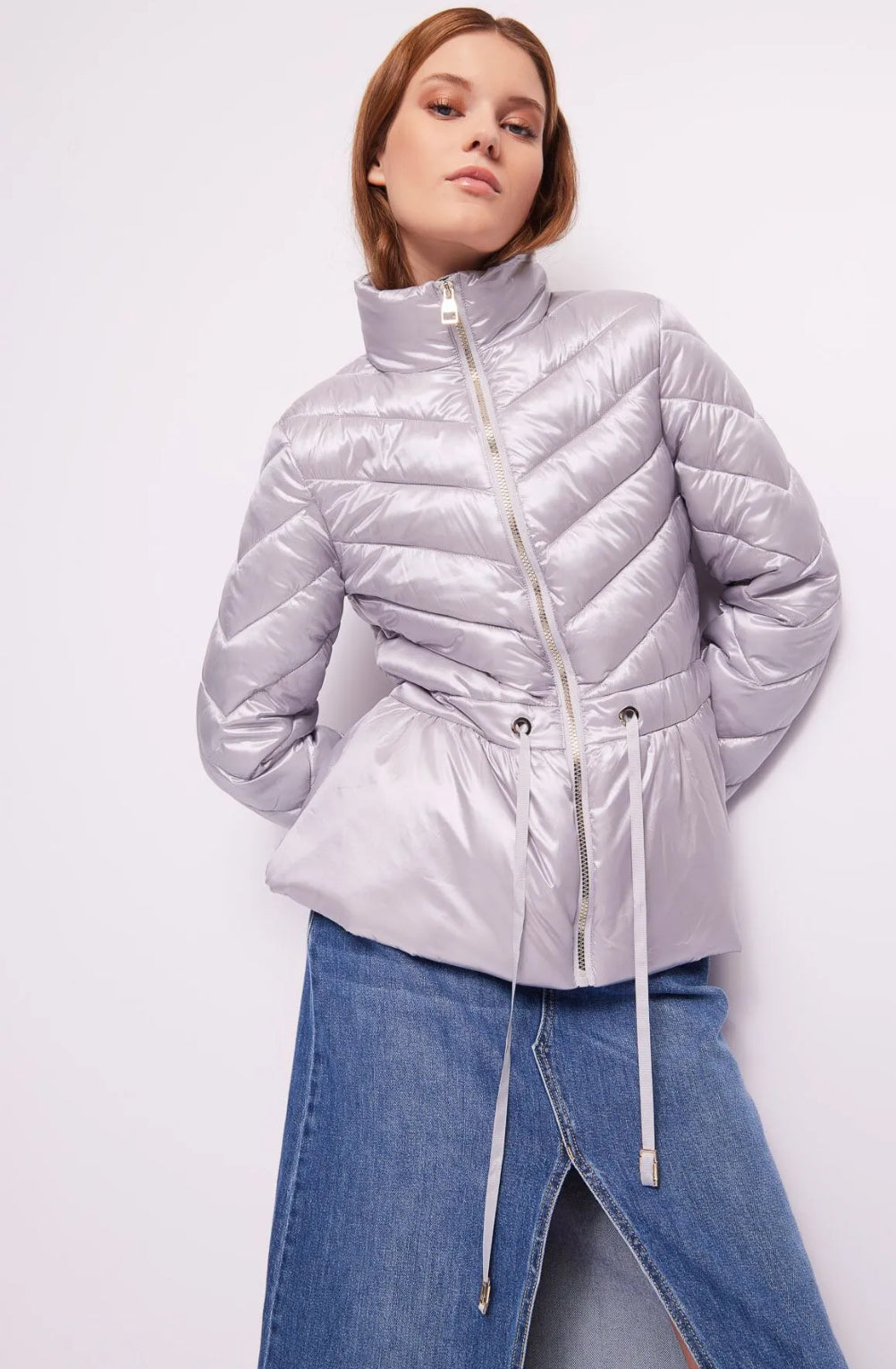 GAUDI Down jacket in lightweight shiny nylon 421BD35004
