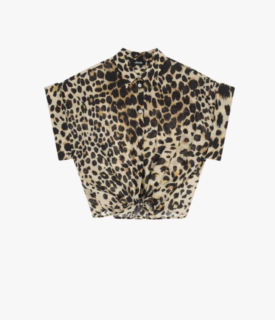 Dixie animal print short sleeve shirt