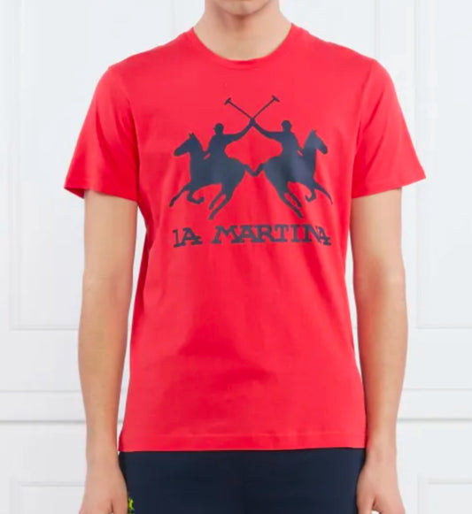 LA MARTINA MAN Regular-fit cotton T-shirt YMR322