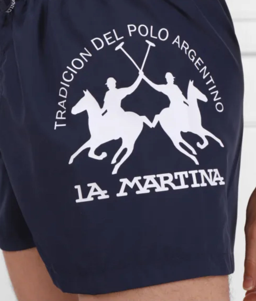 La Martina Swimming Suit White VMM300