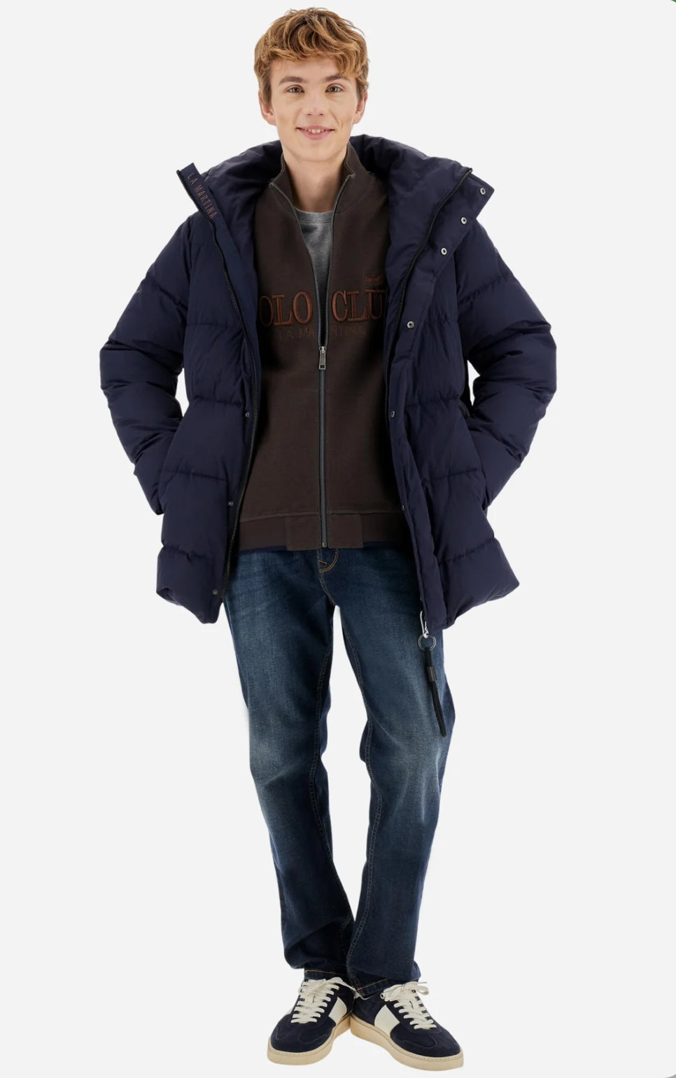 LA MARTINA MAN FULL ZIPSWEATSHIRT BICOLO MBF005