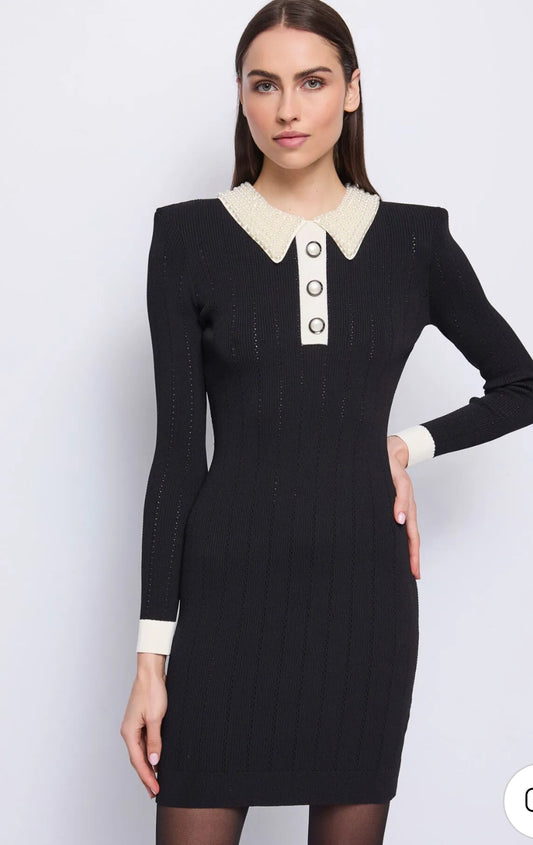 Gaudi Women's knitted polo dress 521FD13007