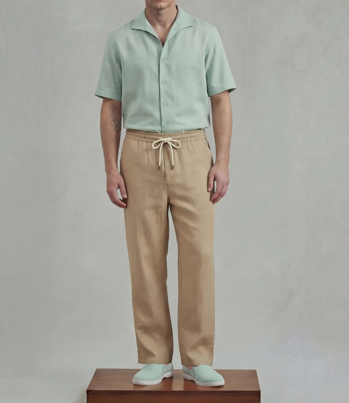 Rivieras PORTO
White linen Pants with Drawstring