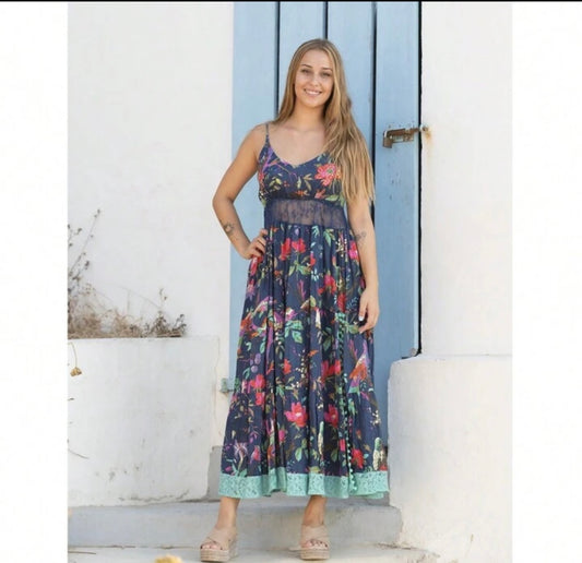 Isla Bonita Maxi Floral Summer Dress 28310