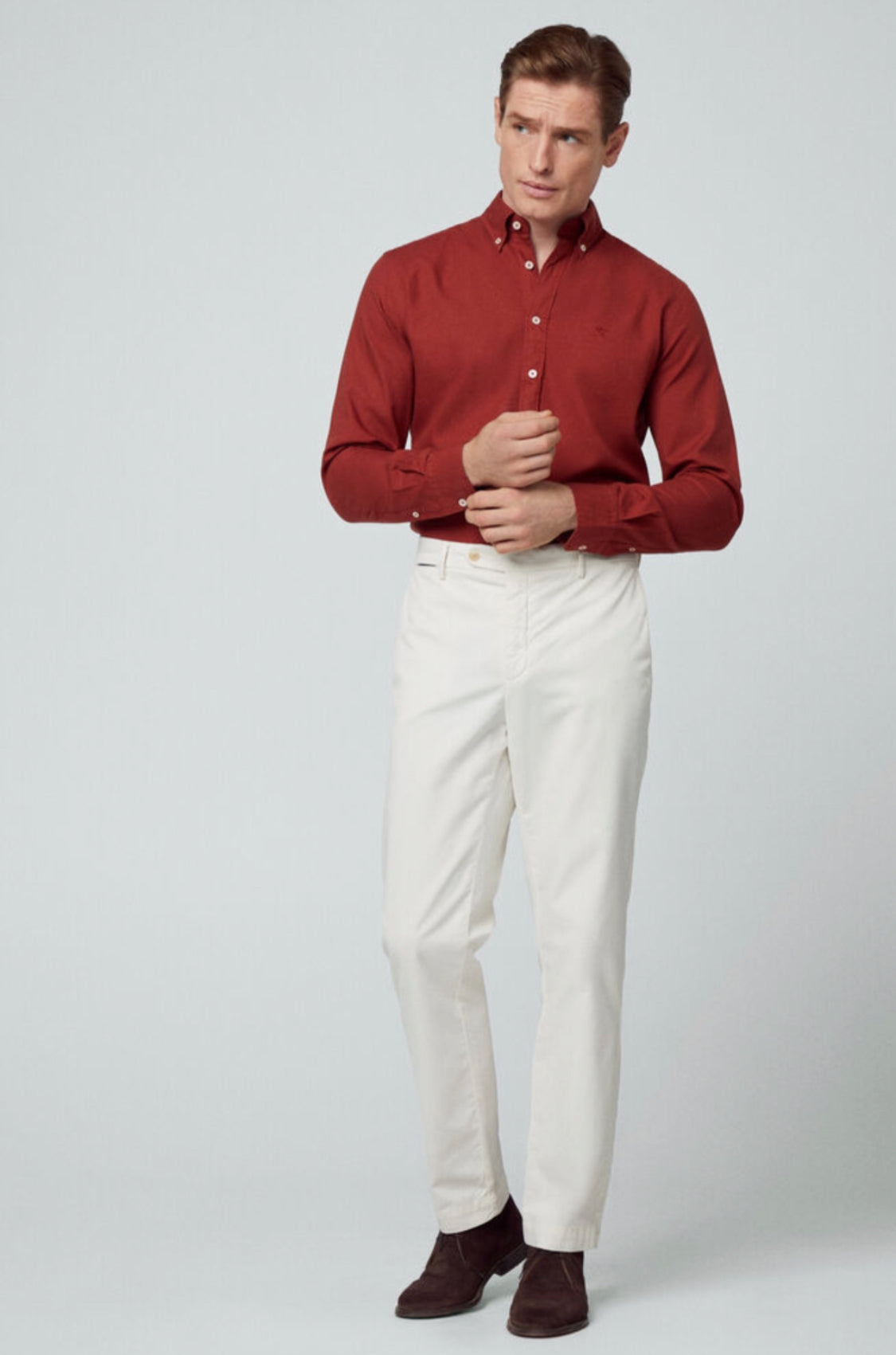 HACKETT OXFORT COTTON SLIM FIT SHIRT HM309621