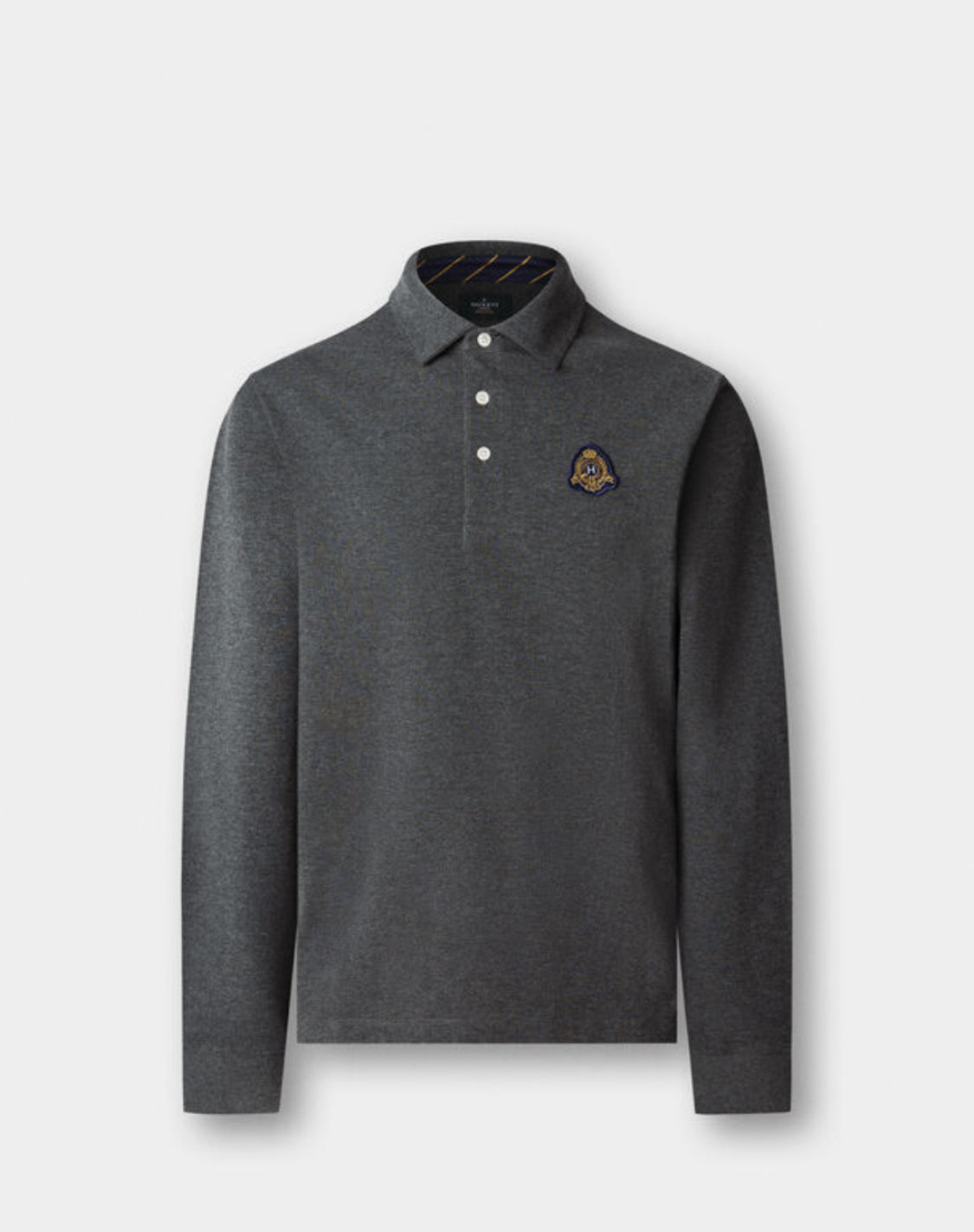 HACKETT CLASSIC FIT LONG SLEEVE CREST POLO HM5500004
