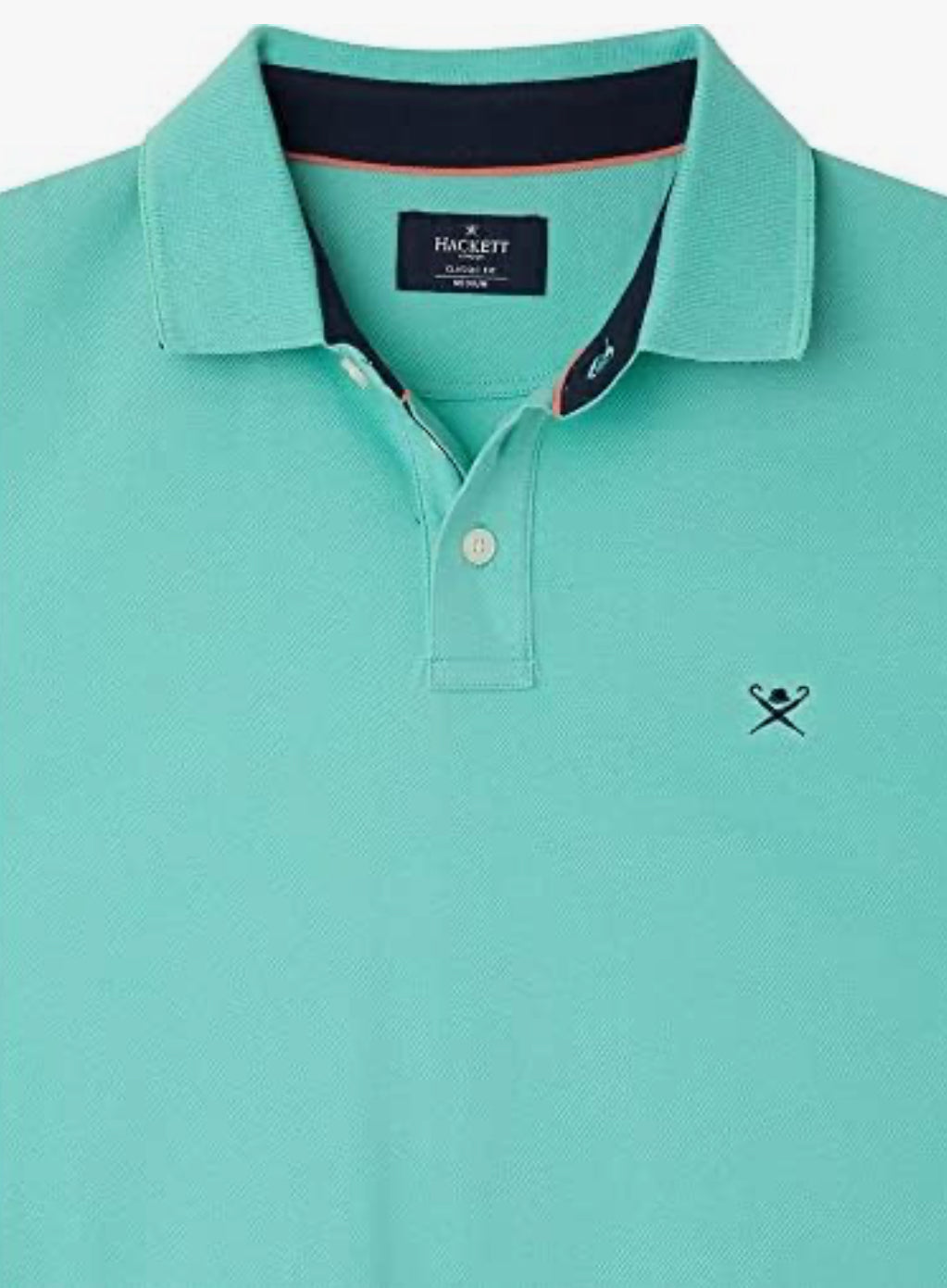 Hackett Swim Trim Polo T-Shirt White HM563134 classic  fit