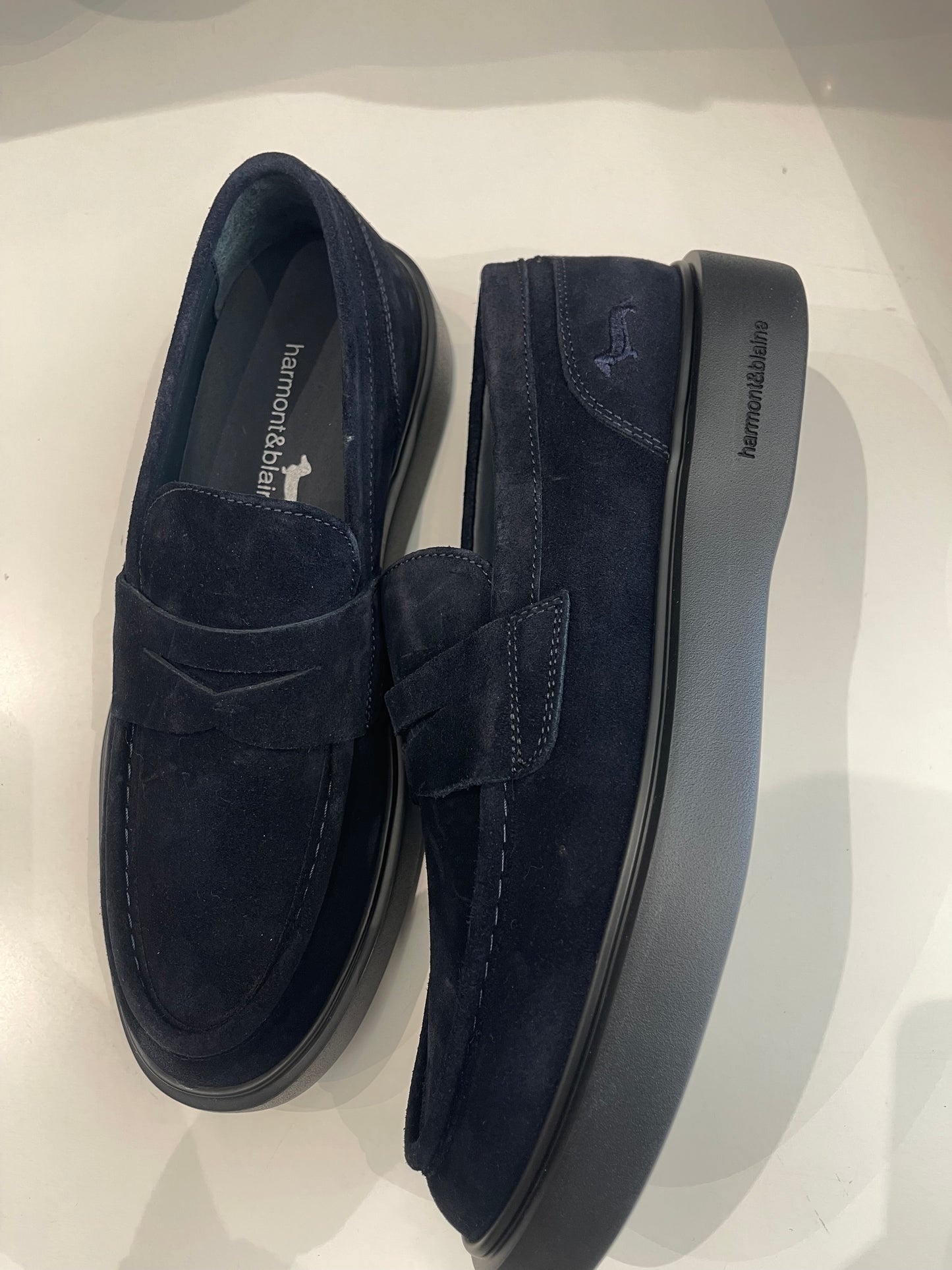 HARMONT & BLAINE Suede Loafer