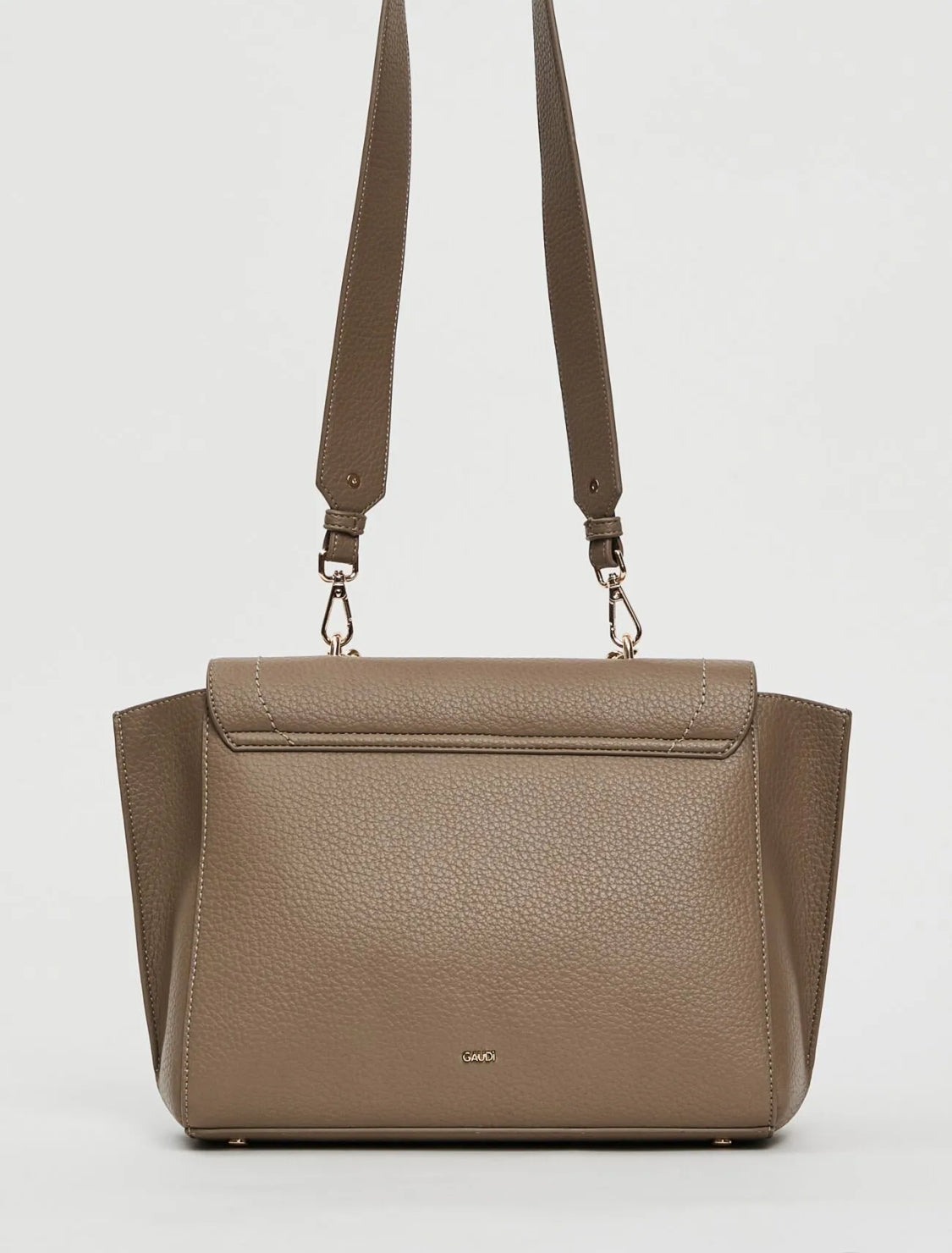 GAUDI GRAY TOP HANDLE BAG WITH SHOULDER STRAP 12411