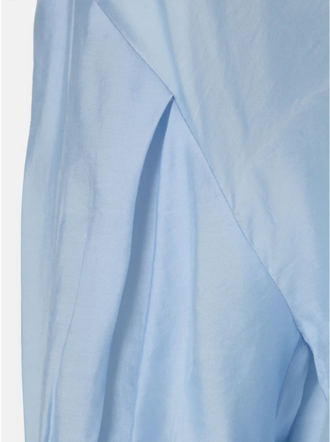 Anonyme Tencel sky & spring butter crop shirt P16SB237
