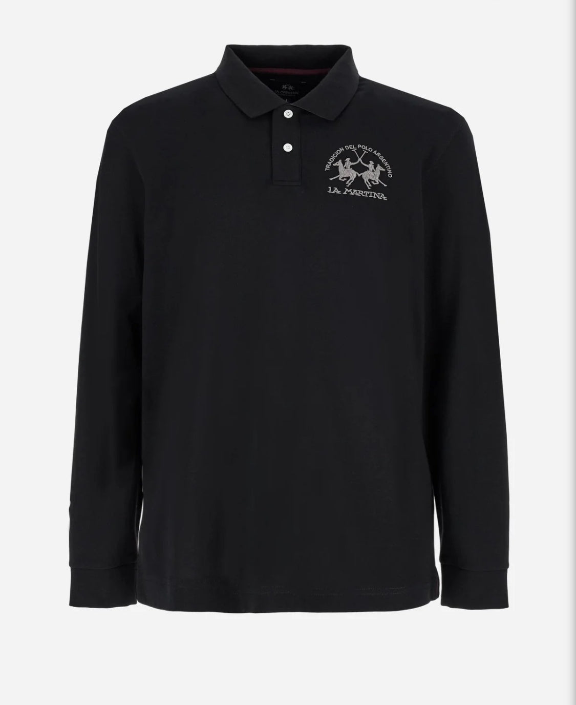 LA MARTINA Men's stretch piqué polo shirt