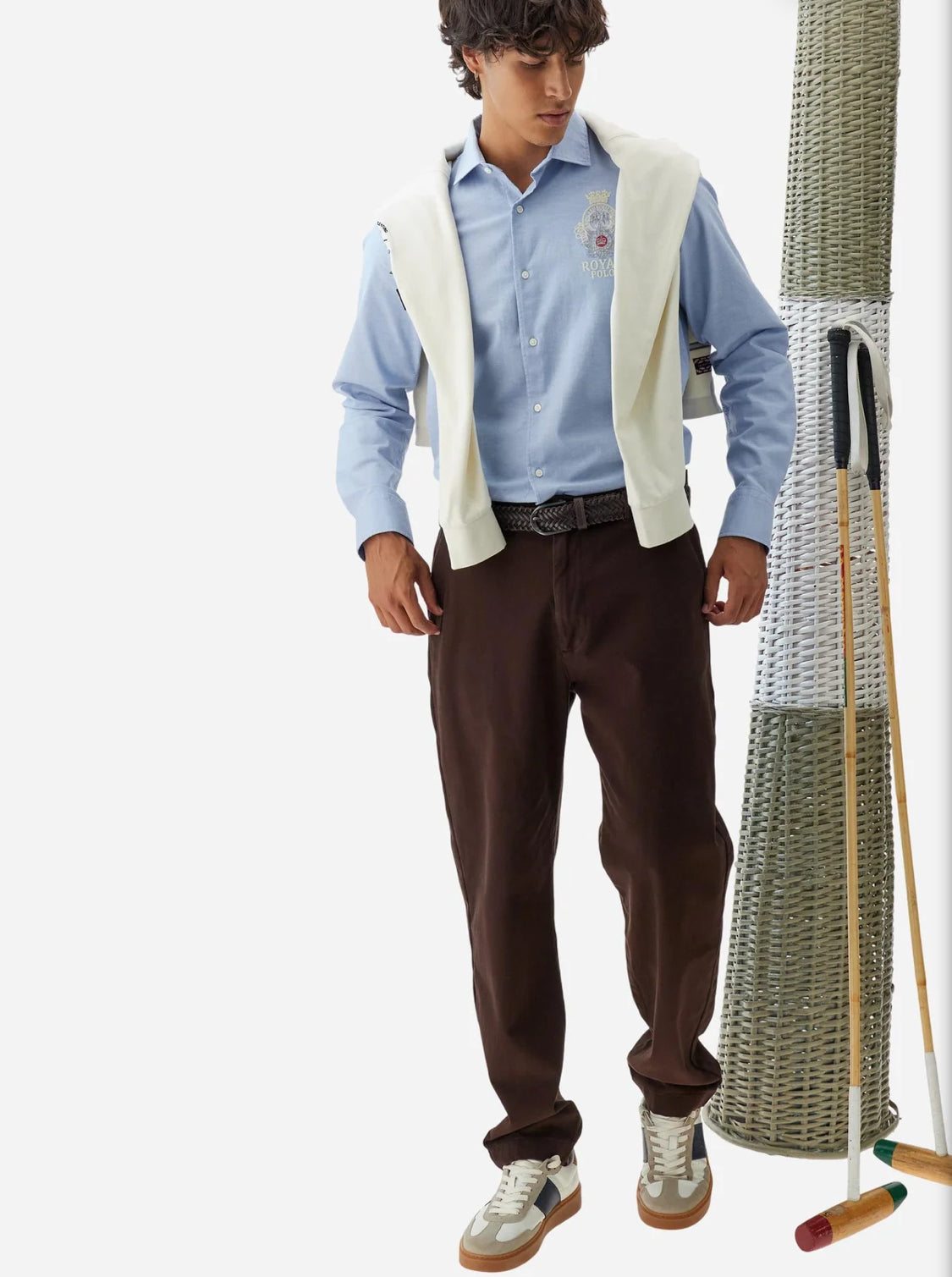 LA MARTINA Men’s oxford stretch shirt Guards