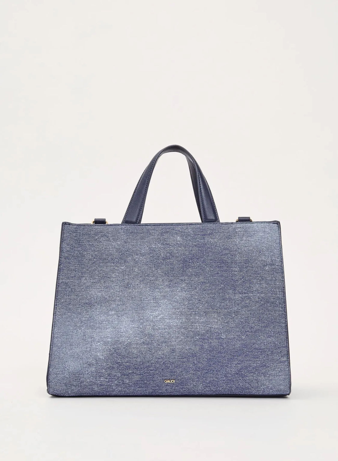 GAUDI Denim-effect shopping bag with shoulder strap V6AE-12740