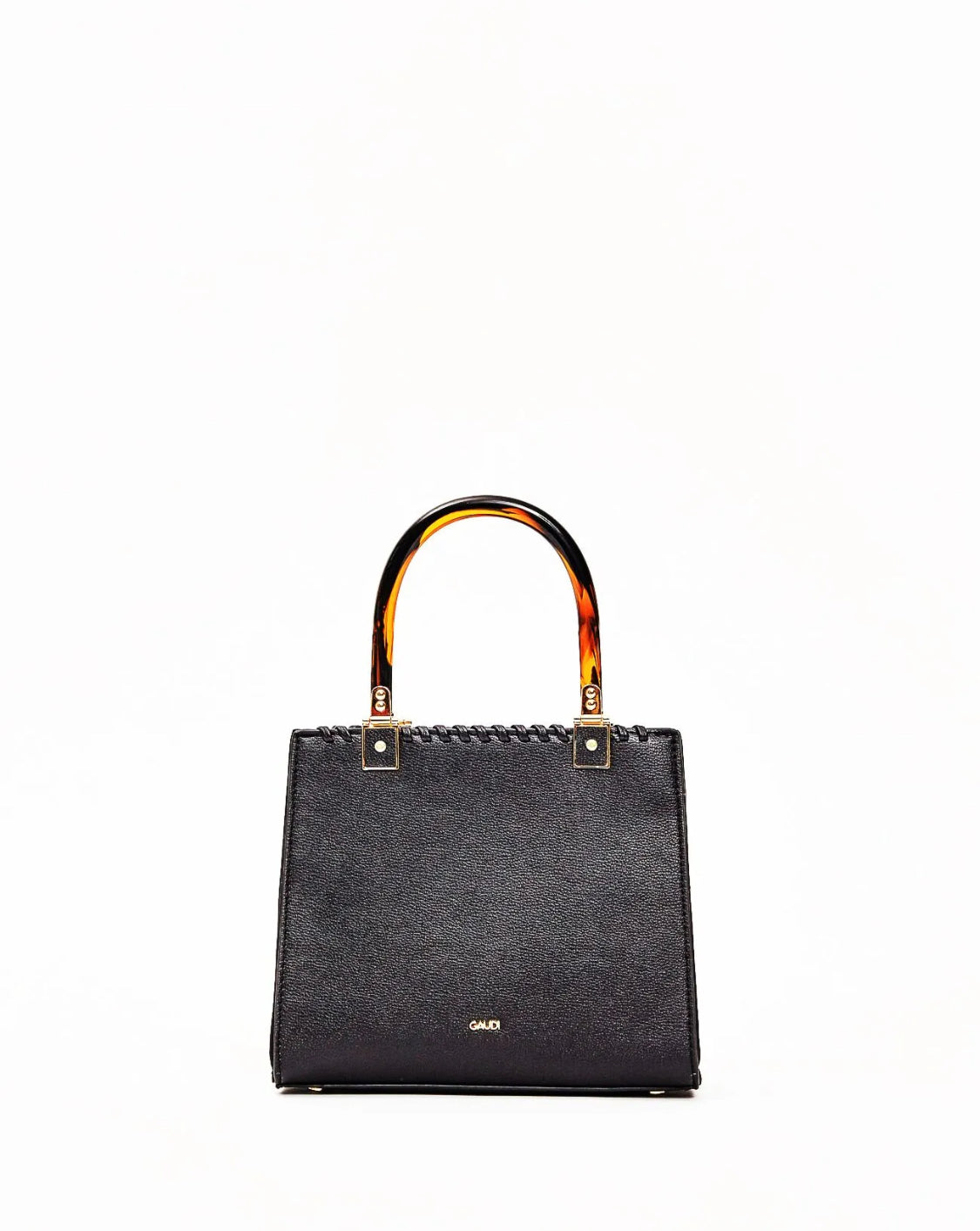 GAUDI Black faux leather shopping bag V6AE-12751
