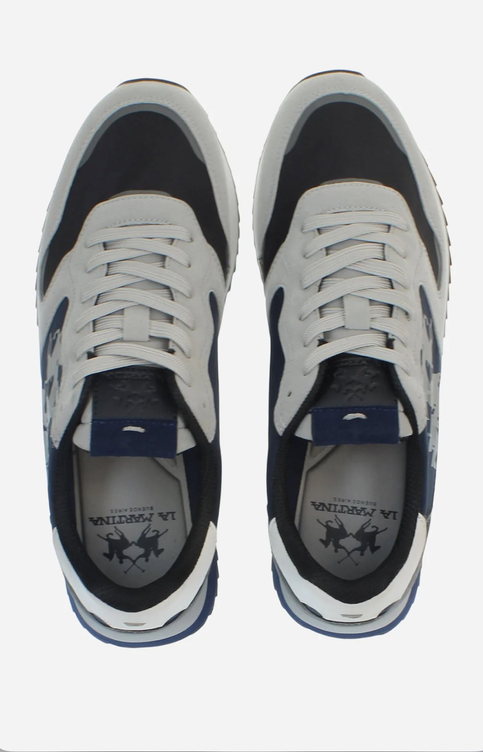 LA MARTINA men's trainers with two-tone platform soles