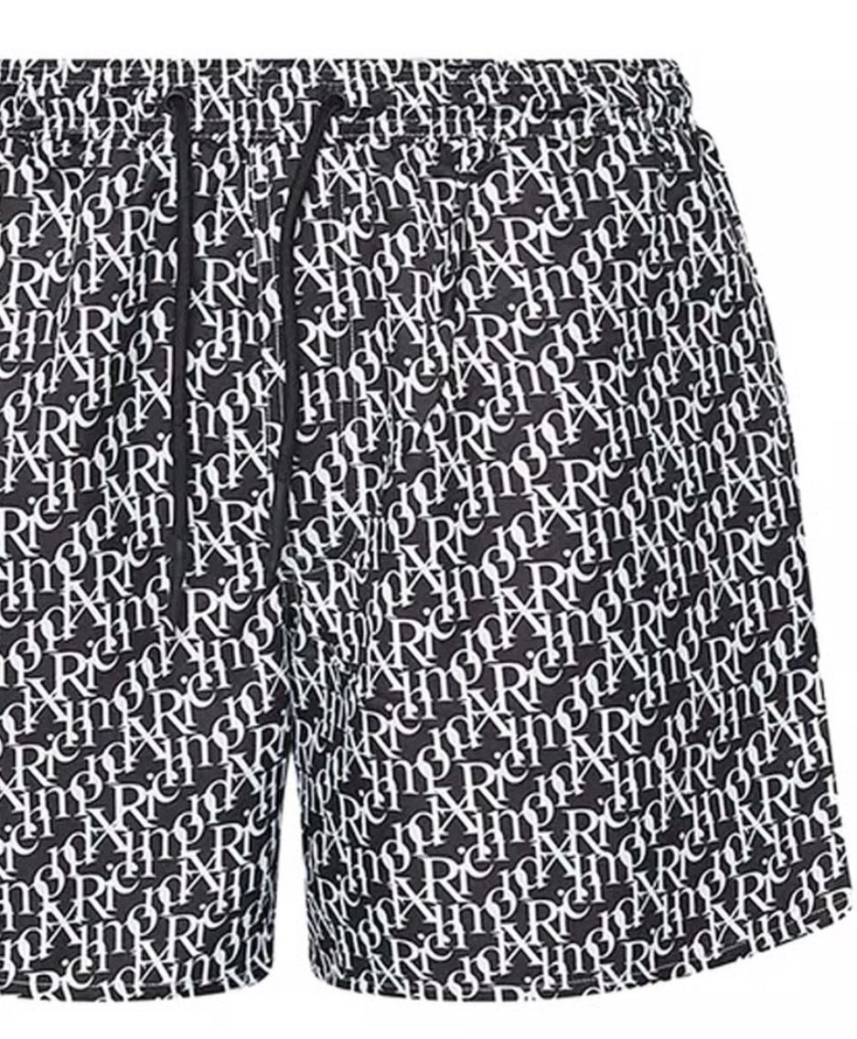 RICHMOND X SWIMSUIT with all- over monogram and iconic identity UMP26293