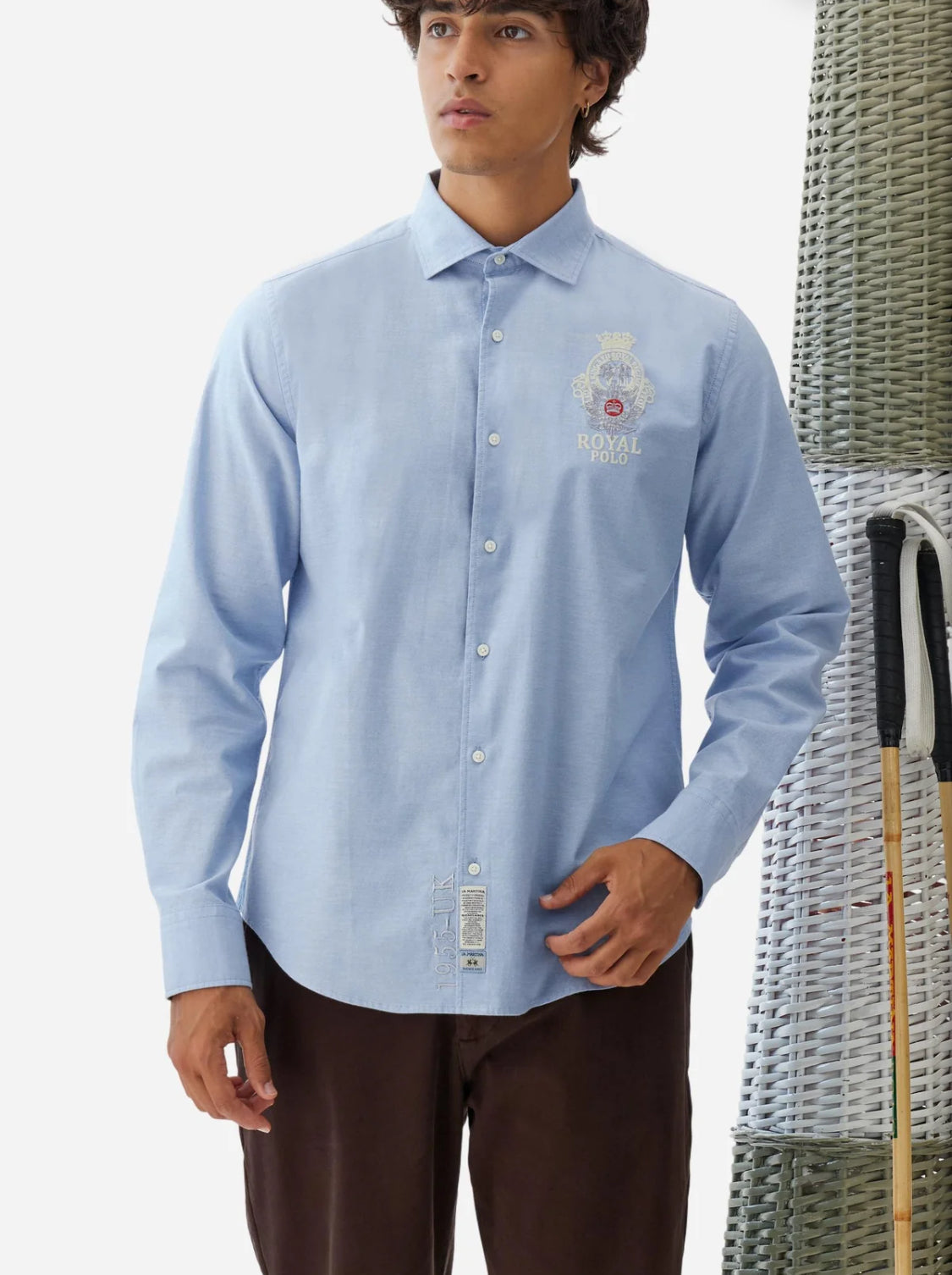 LA MARTINA Men’s oxford stretch shirt Guards