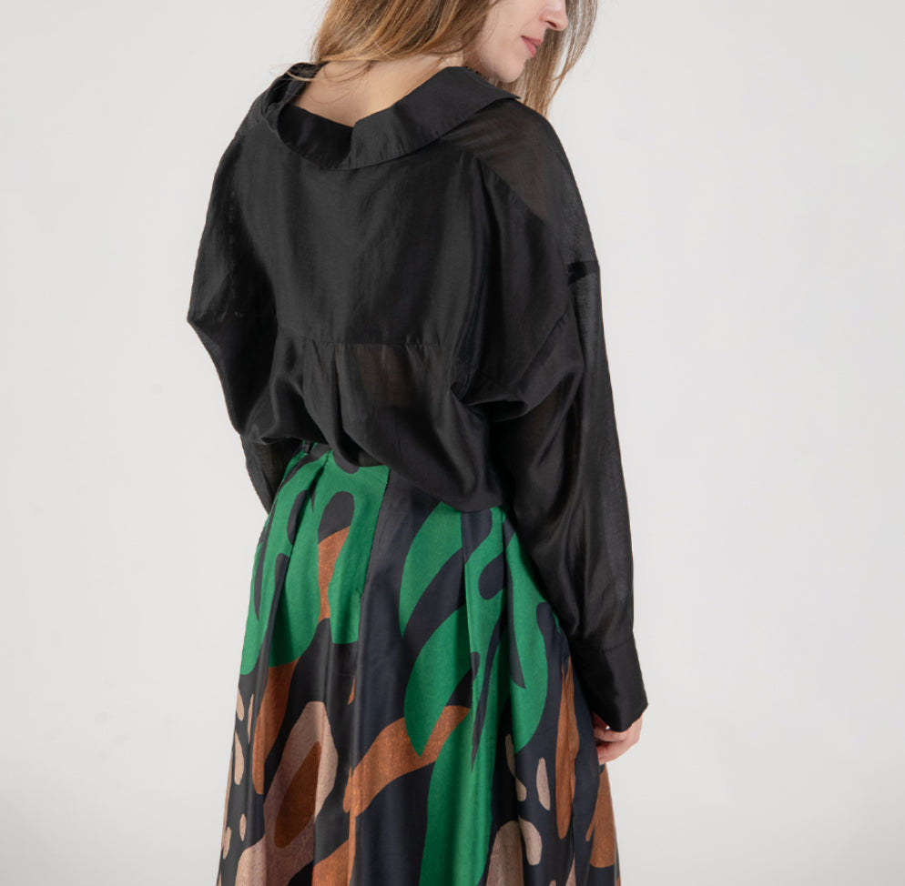 ANONYME TENCEL SHIRT BLACK