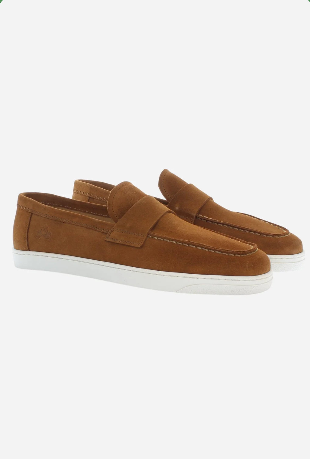 LA MARTINA Men’s suede loafers with EVA sole - Velvet LFM261.101.100.17