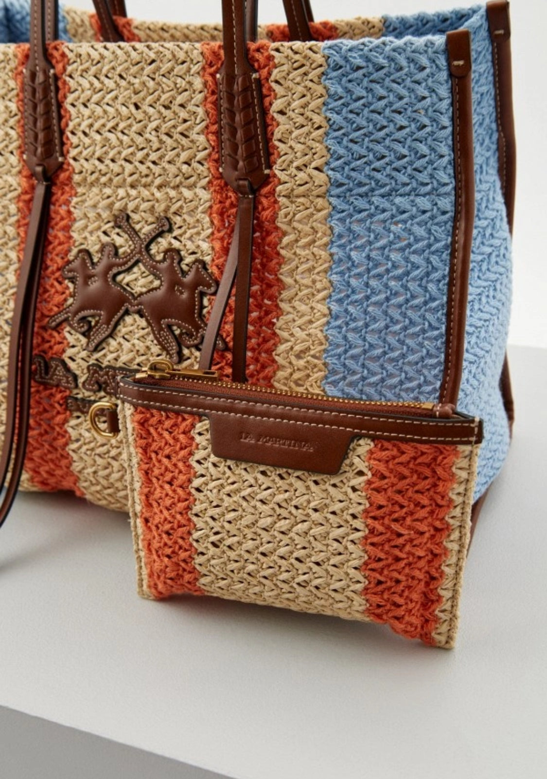 LA MARTINA WOMAN RAFFIA BAG WCA030