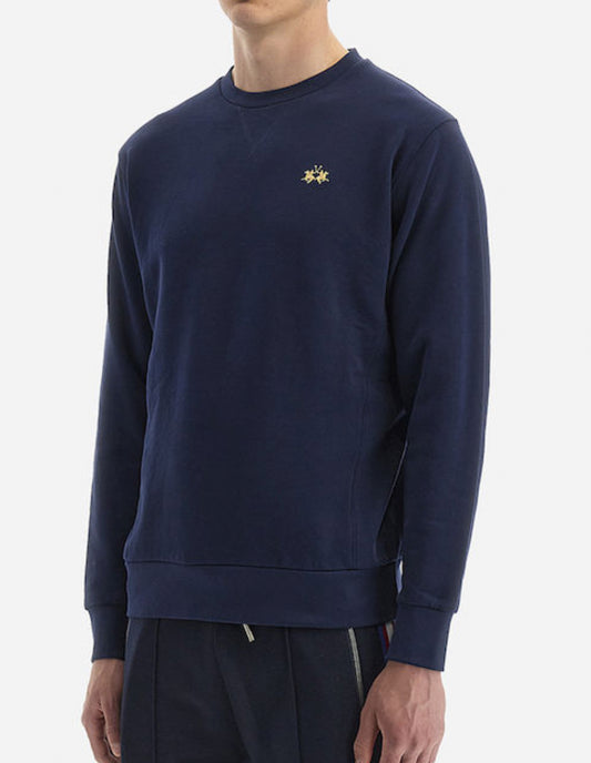 LA MARTINA MAN FLEECE CREW NECK BRUSHED WMF008