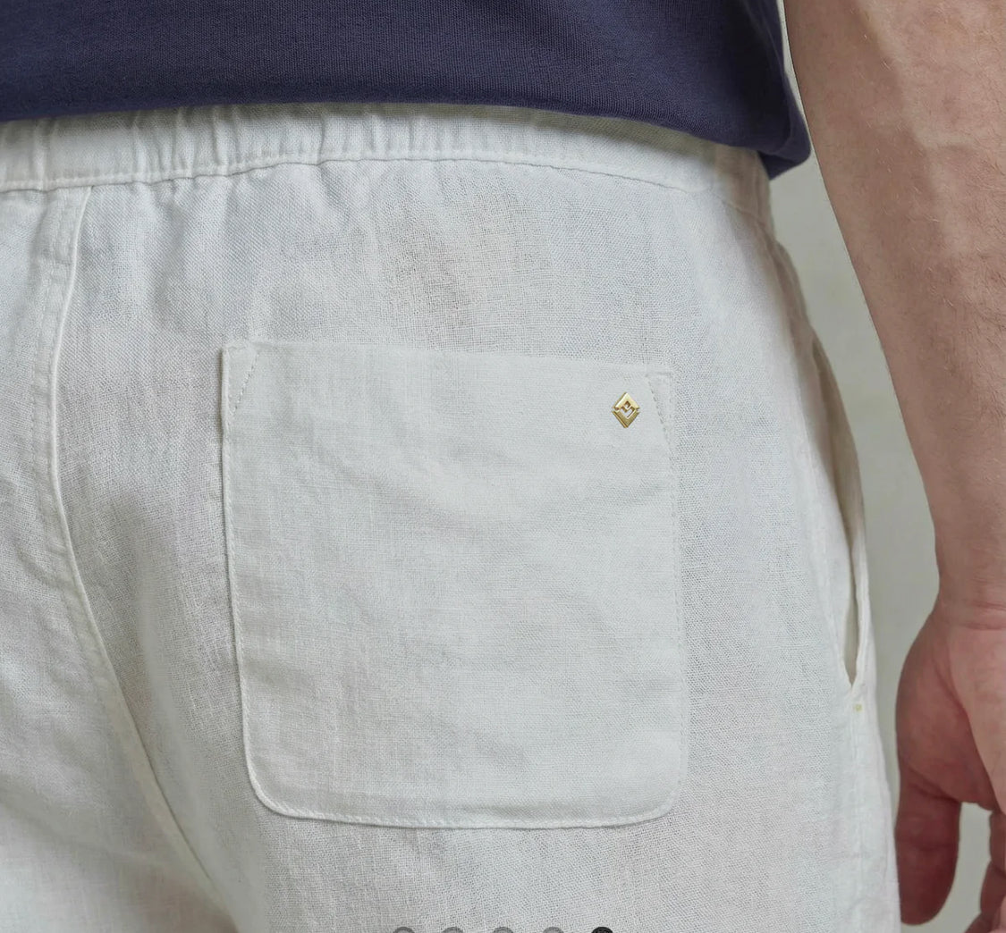Rivieras AVEIRO
White linen shorts with Drawstring